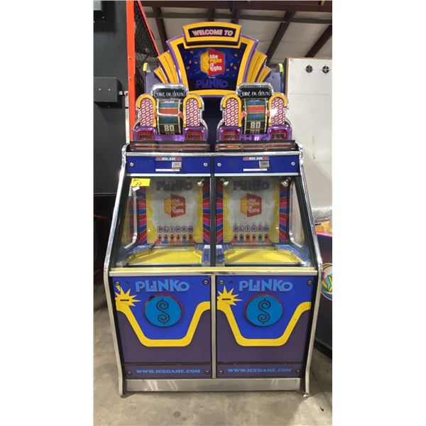 THE PRICE IS RIGHT "PLINKO" COMMERCIAL COIN OPERATED ARCADE TOKEN REDEMPTION MACHINE