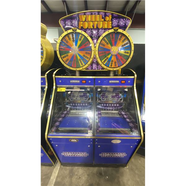 ICE GAMES WHEEL OF FORTUNE COMMERCIAL COIN OPERATED ARCADE TOKEN REDEMPTION MACHINE
