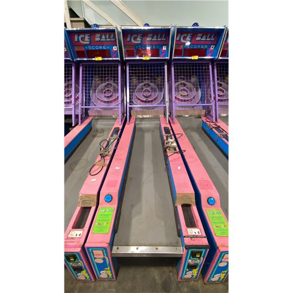 ICE BALL DIGITAL SCORE BOARD SKEE-BALL COMMERCIAL COIN OPERATED ARCADE REDEMPTION MACHINE