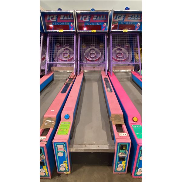 ICE BALL DIGITAL SCORE BOARD SKEE-BALL COMMERCIAL COIN OPERATED ARCADE REDEMPTION MACHINE
