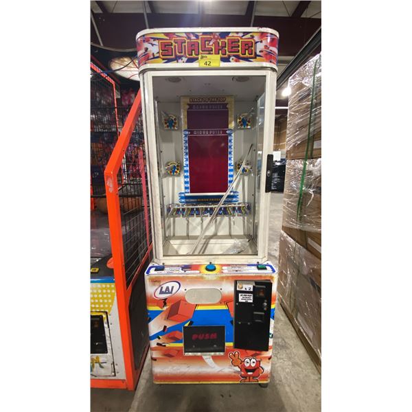LAI GAMES STACKER COMMERCIAL COIN OPERATED ARCADE PRIZE REDEMPTION MACHINE *PARTS ONLY*
