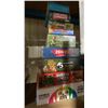 Image 2 : 2 STACKS OF ASSORTED BOARD GAMES- SOME UNSEALED