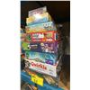 Image 1 : 2 STACKS OF ASSORTED BOARD GAMES- SOME UNSEALED