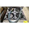 Image 3 : BISHOP 24" STAINLESS STEEL 4 BURNER COMMERCIAL NG COOKTOP WITH STAINLESS STEEL EQUIPMENT STAND