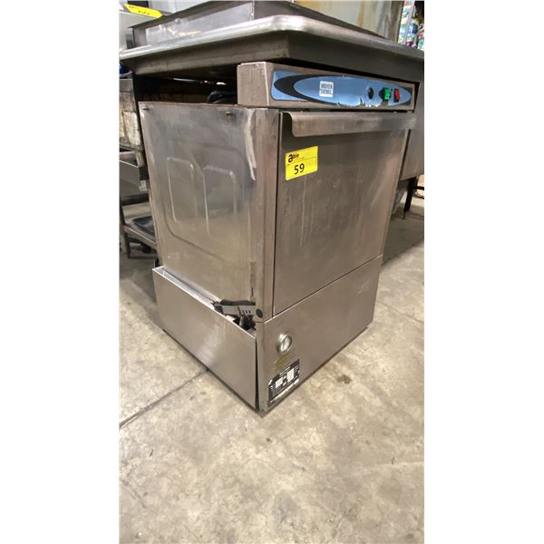 MOYER DIEBEL M3 401HT STAINLESS STEEL SINGLE TRAY COMMERCIAL UNDERCOUNTER DISHWASHER