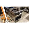 Image 3 : RCTSP 18-28 STAINLESS STEEL COMMERCIAL 2 BURNER NATURAL GAS STOCK POT COOKER *MISSING ONE KNOB*