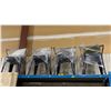 Image 1 : 4 METAL CURVED BACK MODERN CAFE CHAIRS