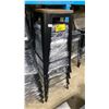 Image 1 : STACK OF 4 METAL MODERN BAR HEIGHT STOOLS