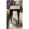Image 2 : STACK OF 4 METAL MODERN BAR HEIGHT STOOLS