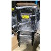 Image 1 : STACK OF 4 METAL MODERN BAR HEIGHT STOOLS