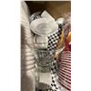Image 4 : 3 LARGE BOXES OF ASSORTED RESTAURANT DISHWARE, TAKE-OUT BAGS, & UTENSILS