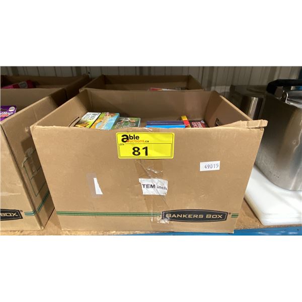2 BOXES OF ASSORTED CARD GAMES & MINI GAMES *MOST SEALED*