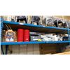 Image 1 : SHELF OF ASSORTED RESTAURANT ITEMS, TRAYS, & PRINTER
