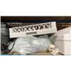 Image 4 : SHELF OF ASSORTED RESTAURANT ITEMS, TRAYS, & PRINTER