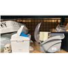Image 5 : SHELF OF ASSORTED RESTAURANT ITEMS, TRAYS, & PRINTER