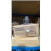 Image 6 : SHELF OF ASSORTED RESTAURANT ITEMS, CRATES OF CLEANERS, DISHWARE & SPICES *CRATES INCLUDED*