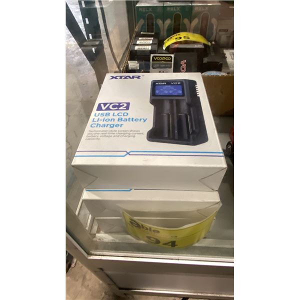 3 XTAR VC2 USB LCD LI-ION BATTERY CHARGERS