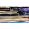 Image 10 : SHELF OF ASSORTED BILLIARDS EQUIPMENT- CUES, WALL MOUNT CUE RACKS, SCOREBOARDS, BALLS & ACCESSORIES