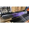 Image 7 : SHELF OF ASSORTED BILLIARDS EQUIPMENT- CUES, WALL MOUNT CUE RACKS, SCOREBOARDS, BALLS & ACCESSORIES