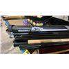 Image 10 : 2 SETS OF BILLIARDS BALLS, ASSORTED CUES, SCOREBOARD, CUE CASE, TRIANGLE & WALL MOUNT CUE HOLDER