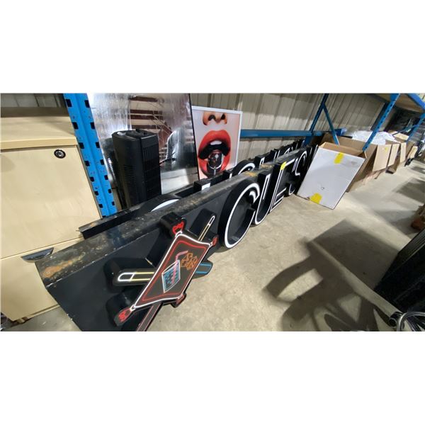 ASSORTED MIRRORS, FAN, GAMES & OUTDOOR ILLUMINATED SIGN