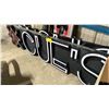 Image 5 : ASSORTED MIRRORS, FAN, GAMES & OUTDOOR ILLUMINATED SIGN
