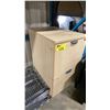 Image 2 : MAPLE 2 DRAWER PEDESTAL & STACK OF METRO RACKING SHELVES