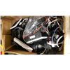 Image 2 : BOX OF SECURITY CAMERAS, HAIER TELEVISION, ACER COMPUTER MONITOR, OPEN SIGN & 2 METAL TABLET CASES
