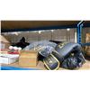 Image 2 : SHELF OF DISPOSABLE BEVERAGE CUPS, CONDIMENTS, LED STRIP LIGHTS, MMA GLOVES, PING PONG GLOVES,