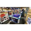 Image 3 : HOCKEY STARS COMMERCIAL COIN OPERATED MOBILE AIR HOCKEY TABLE WITH OVERHEAD DIGITAL DISPLAY