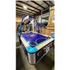 Image 4 : HOCKEY STARS COMMERCIAL COIN OPERATED MOBILE AIR HOCKEY TABLE WITH OVERHEAD DIGITAL DISPLAY