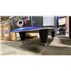 Image 8 : HOCKEY STARS COMMERCIAL COIN OPERATED MOBILE AIR HOCKEY TABLE WITH OVERHEAD DIGITAL DISPLAY