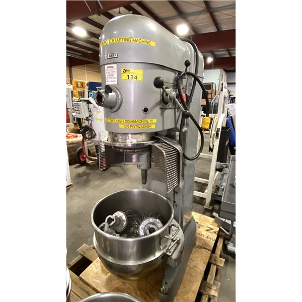 HOBART M-802, 3 PHASE HEAVY DUTY LARGE QUART COMMERCIAL MIXER WITH 20" DIAMETER MIXING BOWL,