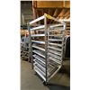 Image 3 : METRO 9 BAY DOUBLE TRAY ALUMINUM MOBILE COMMERCIAL BAKERS RACK WITH 12 COMMERCIAL COOLING RACKS