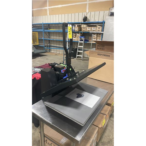 ASC365 INTERNATIONAL LTD 24" COMMERCIAL ELECTRIC COUNTERTOP SHIRT HEAT PRESS WITH DIGITAL DISPLAY