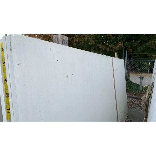 SAINT HELENS WHITE PRIMO STONE COUNTERTOP SLAB APPROX 10'L X 5' 4"W X 1 1/4" THICK