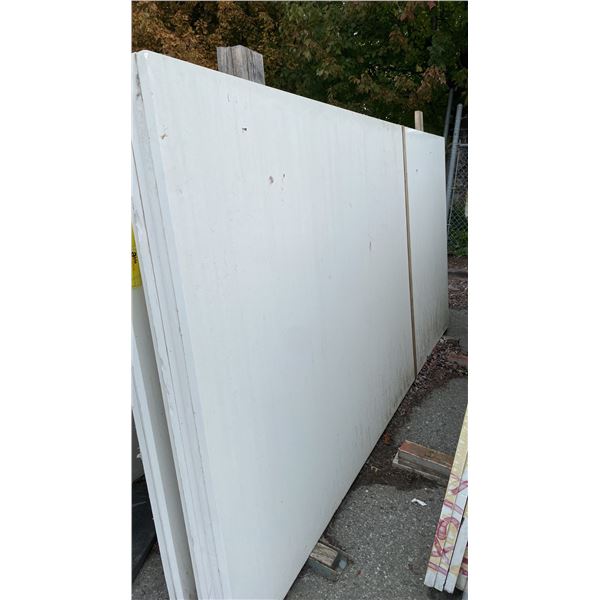 SAINT HELENS WHITE PRIMO STONE COUNTERTOP SLAB APPROX 10'L X 5' 4"W X 1 1/4" THICK