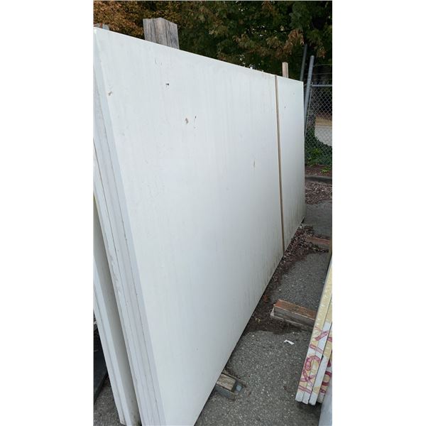 SAINT HELENS WHITE PRIMO STONE COUNTERTOP SLAB APPROX 10'L X 5' 4"W X 1 1/4" THICK