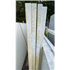 Image 2 : 1 STONE COUNTERTOP SLAB WHITE WITH GREY GRAIN APPROX 8' 8"L X 5' 2"W X 1 1/4" THICK