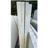 Image 2 : 1 STONE COUNTERTOP SLAB WHITE WITH GREY GRAIN APPROX 8' 8"L X 5' 2"W X 1 1/4" THICK