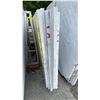Image 2 : 1 STONE COUNTERTOP SLAB WHITE WITH GREY GRAIN APPROX 10' 3"L X 4' 2"W X 1 1/4" THICK