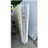 Image 2 : 1 STONE COUNTERTOP SLAB WHITE WITH GREY GRAIN APPROX 10' 3"L X 4' 2"W X 1 1/4" THICK