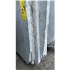 Image 3 : 1 STONE COUNTERTOP SLAB WHITE WITH GREY GRAIN APPROX 10' 3"L X 4' 2"W X 1 1/4" THICK