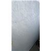 Image 3 : 1 STONE COUNTERTOP SLAB WHITE WITH GREY GRAIN APPROX 10' 3"L X 4' 2"W X 1 1/4" THICK