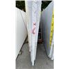 Image 2 : 1 STONE COUNTERTOP SLAB WHITE WITH GREY GRAIN APPROX 10' 3"L X 4' 2"W X 1 1/4" THICK