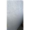 Image 3 : 1 STONE COUNTERTOP SLAB WHITE WITH GREY GRAIN APPROX 10' 3"L X 4' 2"W X 1 1/4" THICK