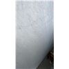 Image 3 : 1 STONE COUNTERTOP SLAB WHITE WITH GREY GRAIN APPROX 10' 3"L X 4' 2"W X 1 1/4" THICK