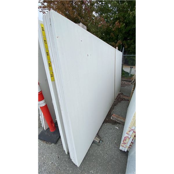 1 WHITE STONE COUNTERTOP SLAB APPROX 10' 7"L X 5' 4"W X 1 1/4" THICK