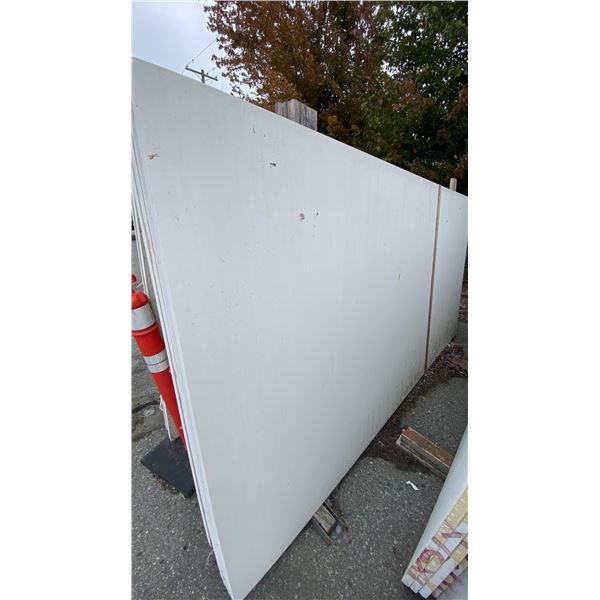 1 WHITE STONE COUNTERTOP SLAB APPROX 10' 7"L X 5' 4"W X 1 1/4" THICK