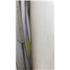 Image 2 : 1 WHITE STONE WITH GREY GRAIN COUNTERTOP SLAB APPROX 10' 1"L X 4' 9"W X 1 1/4" THICK